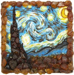 Souvenir magnet “Starry Night” (Vincent van Gogh)